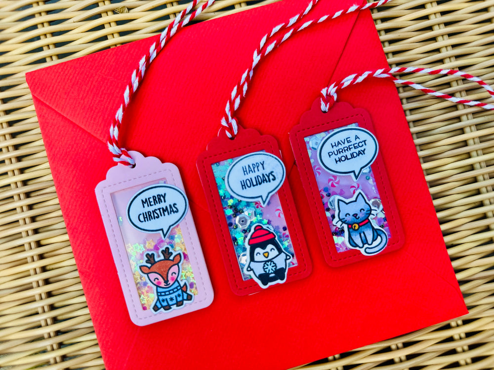 Holiday Shaker Gift Tags (Set of 3)