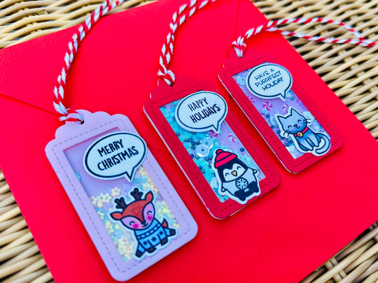 Holiday Shaker Gift Tags (Set of 3)