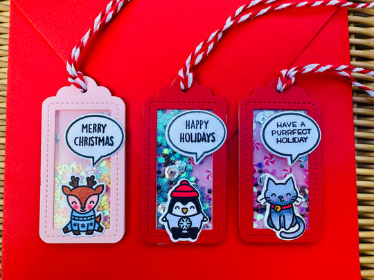 Holiday Shaker Gift Tags (Set of 3)