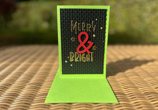 Merry & Bright – Handmade Christmas Card