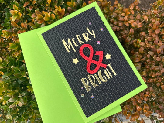 Merry & Bright – Handmade Christmas Card