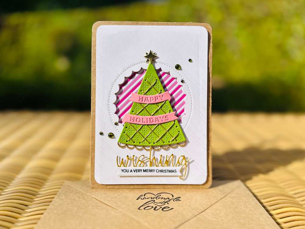 Wishing You a Merry Christmas – Handmade Card