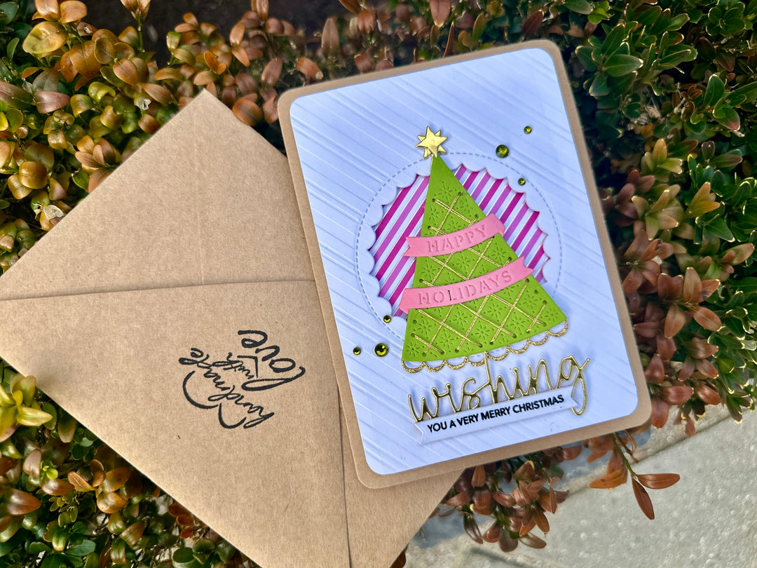 Wishing You a Merry Christmas – Handmade Card