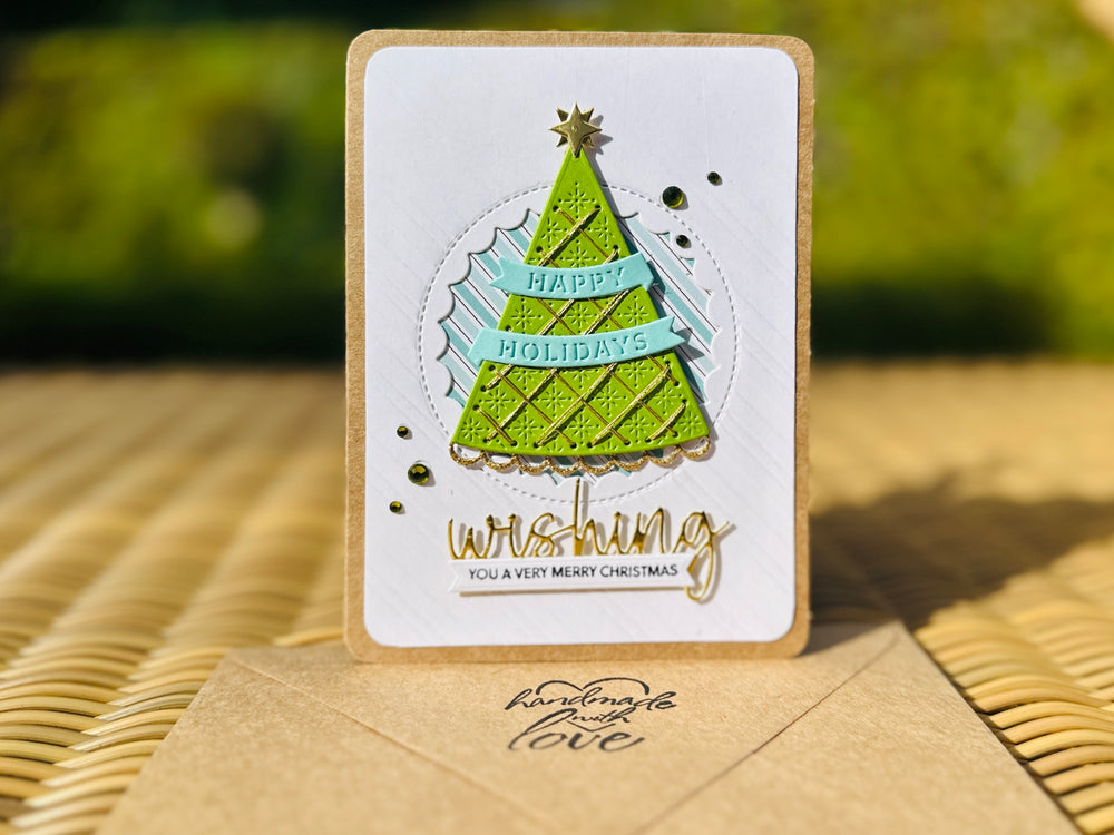 Wishing You a Merry Christmas – Handmade Card