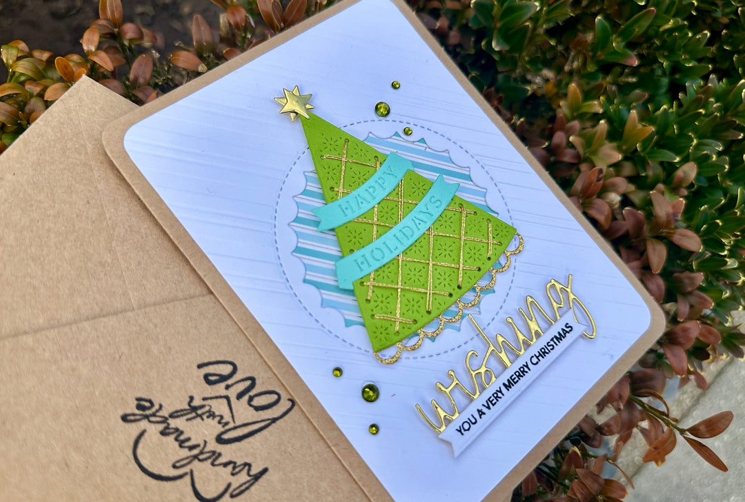 Wishing You a Merry Christmas – Handmade Card