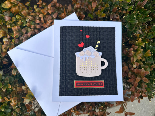 Merry Everything - Handmade Christmas Card