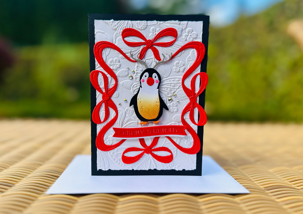 Penguin Holiday Cards – Handmade Christmas Card