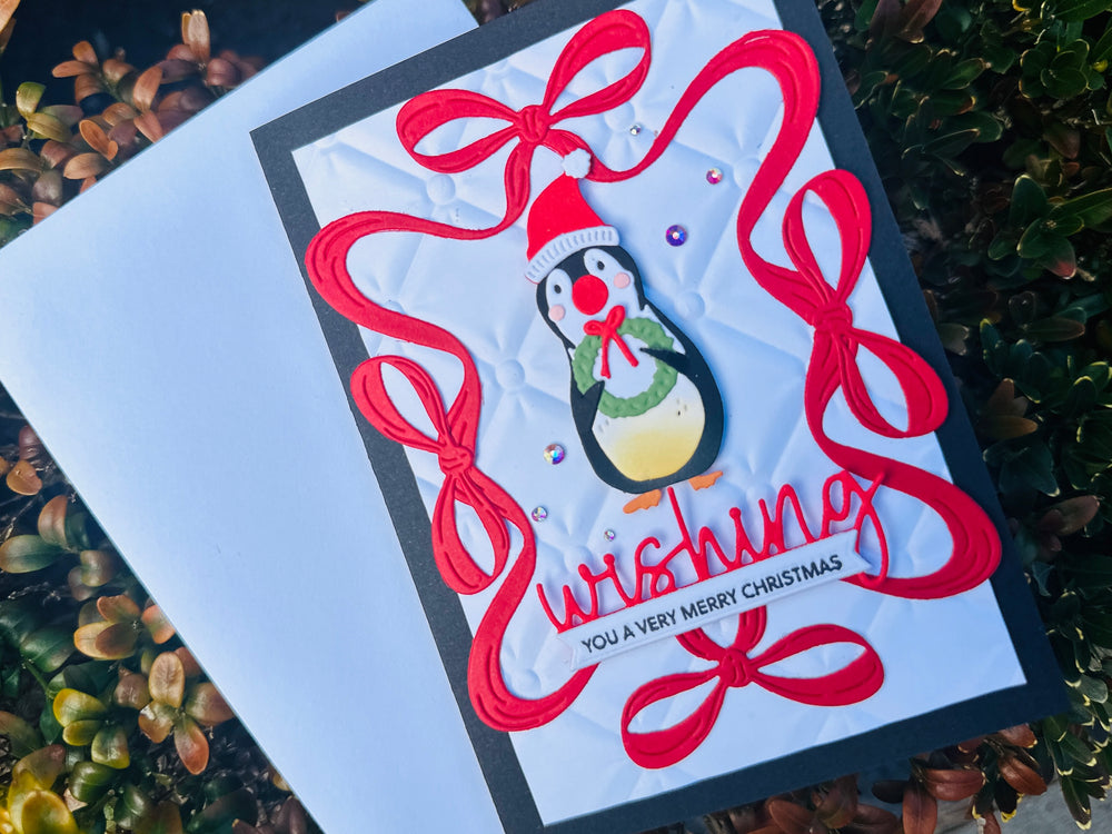 Penguin Holiday Cards – Handmade Christmas Card