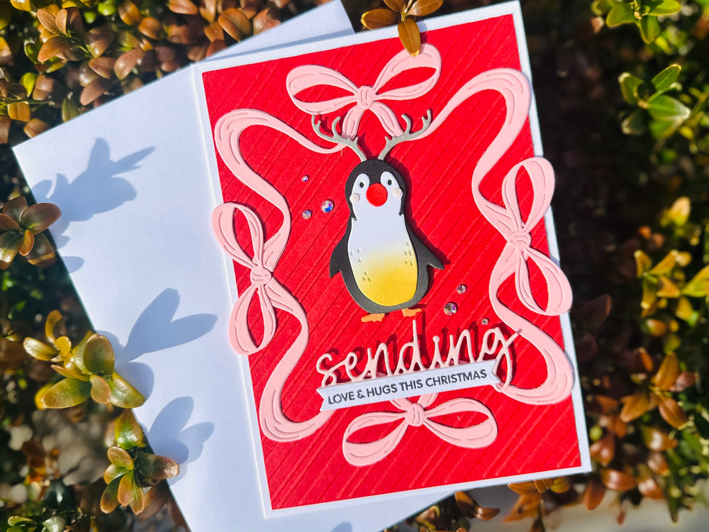 Penguin Holiday Cards – Handmade Christmas Card