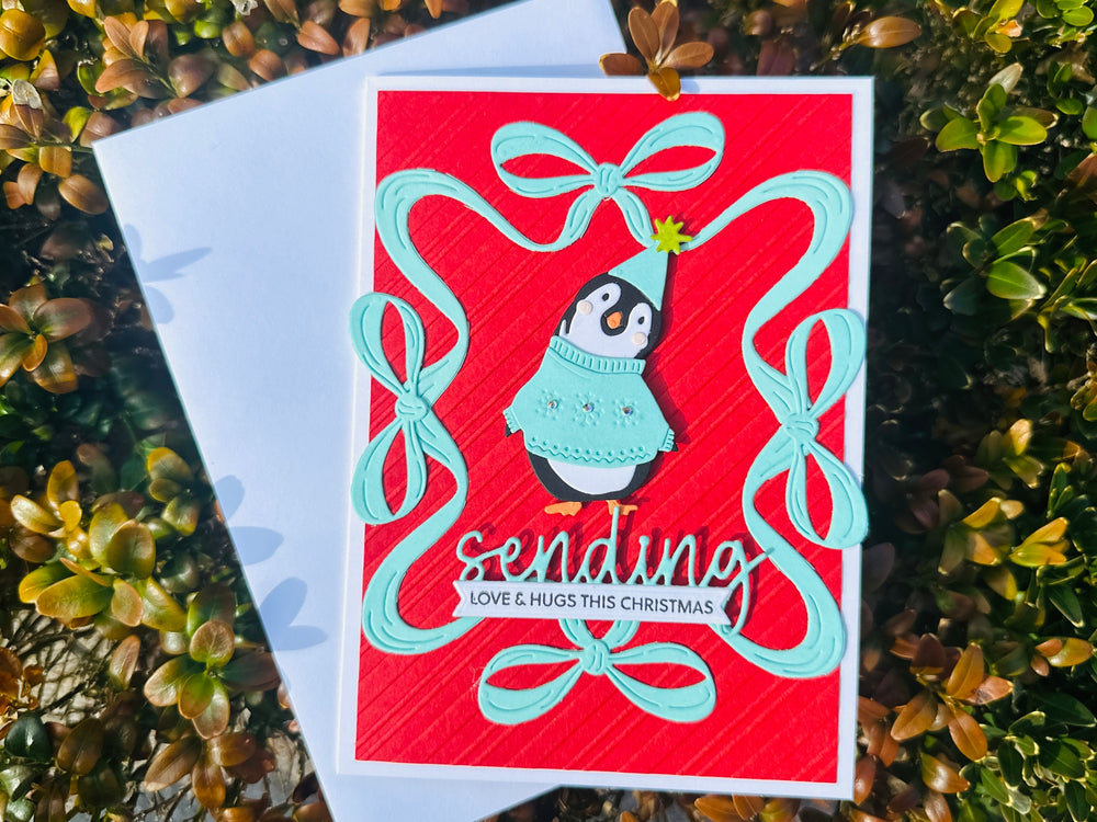 Penguin Holiday Cards – Handmade Christmas Card