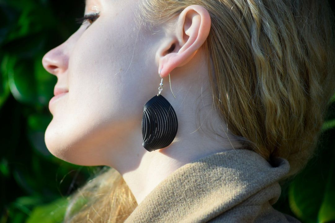 Leather earrings