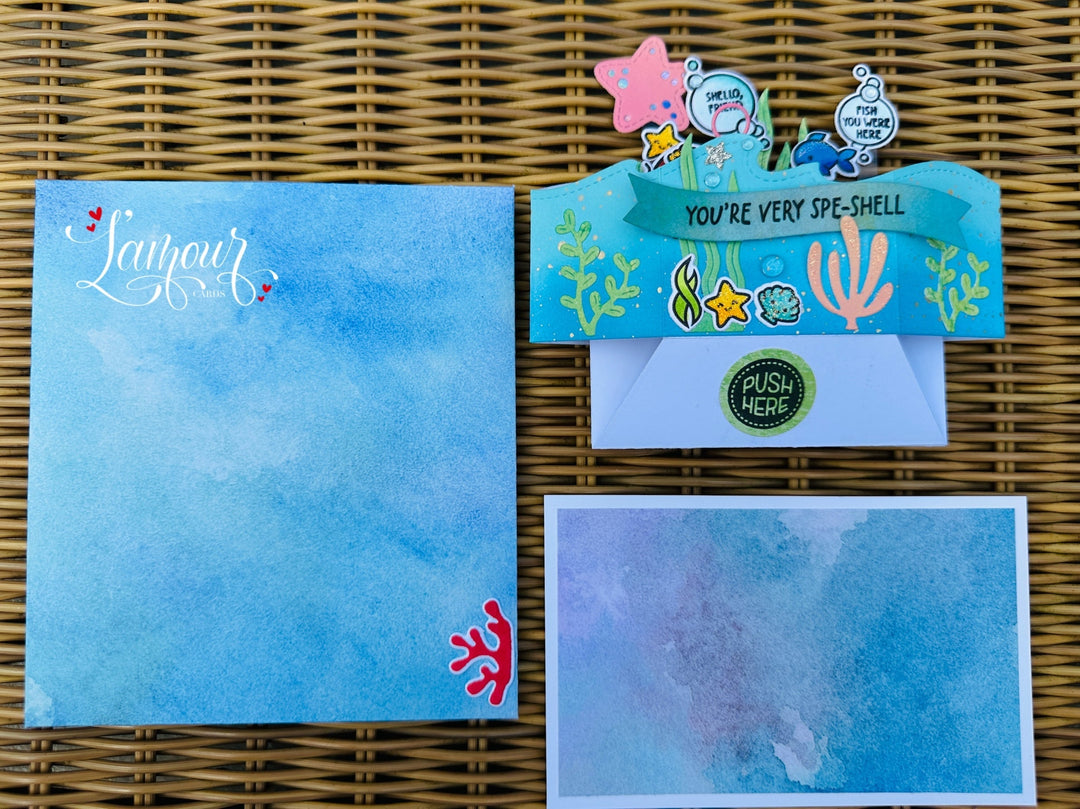 Handmade Pop Up Mermaid Card!