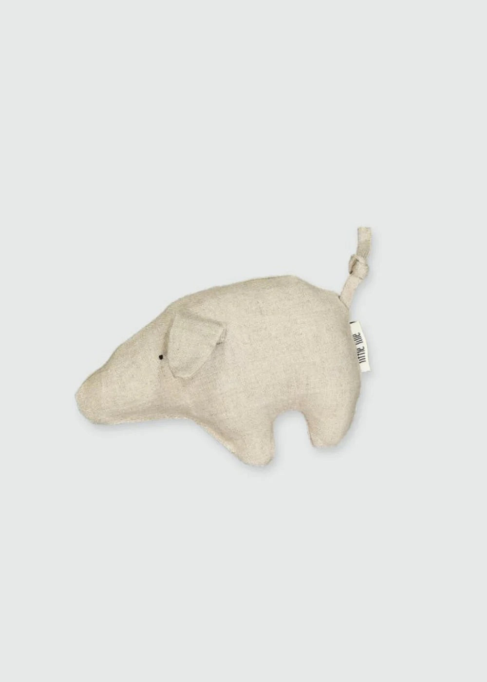 Children’s Plush Pig – Upcycled Linen