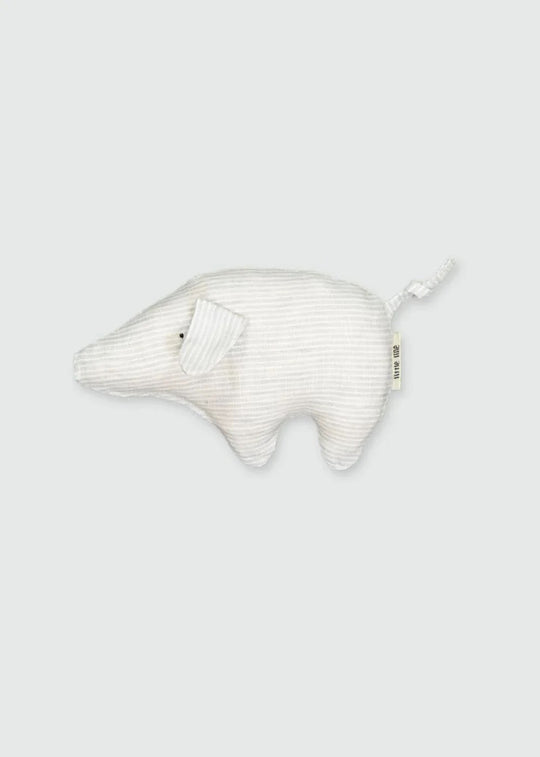 Children’s Plush Pig – Upcycled Linen