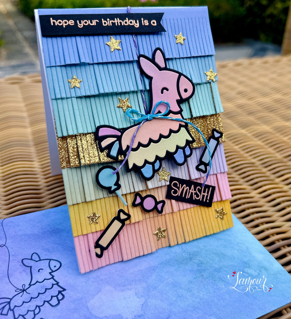 Handmade Piñata Birthday Card – “Hope Your Birthday is a Smash!” 🎉🪅✨