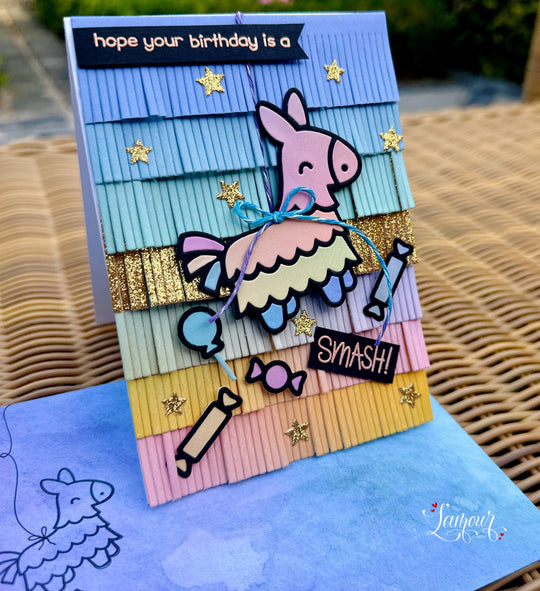 Handmade Piñata Birthday Card – “Hope Your Birthday is a Smash!” 🎉🪅✨