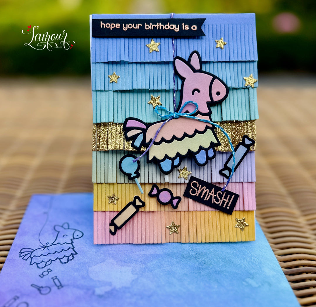 Handmade Piñata Birthday Card – “Hope Your Birthday is a Smash!” 🎉🪅✨