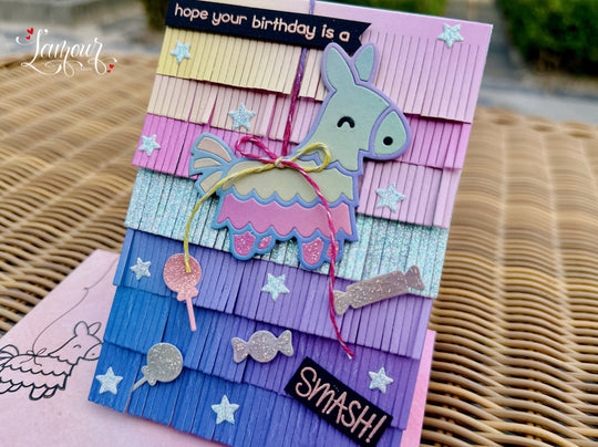 Handmade Piñata Birthday Card – “Hope Your Birthday is a Smash!” 🎉🪅✨
