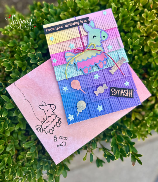 Handmade Piñata Birthday Card – “Hope Your Birthday is a Smash!” 🎉🪅✨