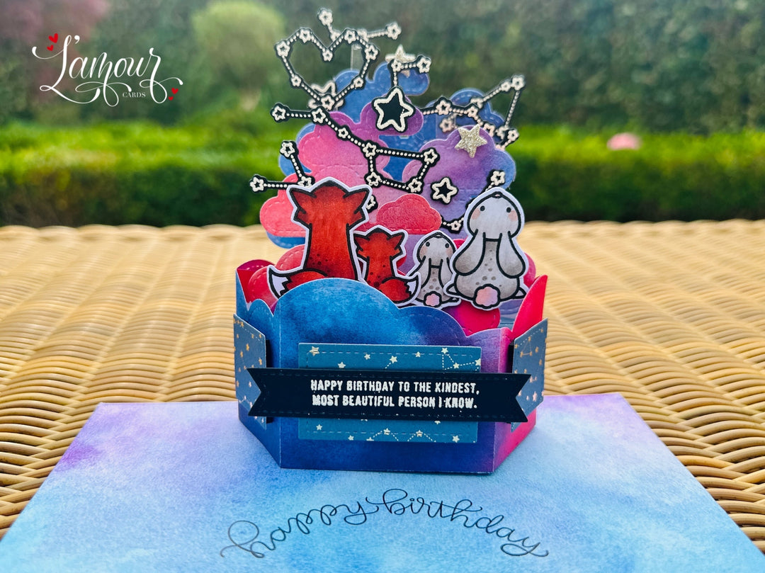 Birthday Pop Up Card - Starry Sky!