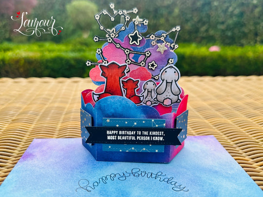 Birthday Pop Up Card - Starry Sky!