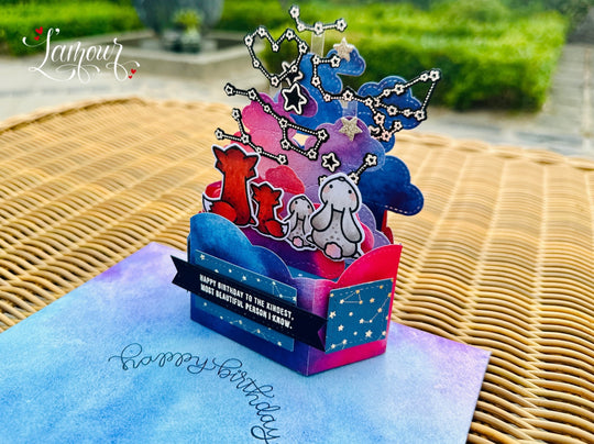 Birthday Pop Up Card - Starry Sky!