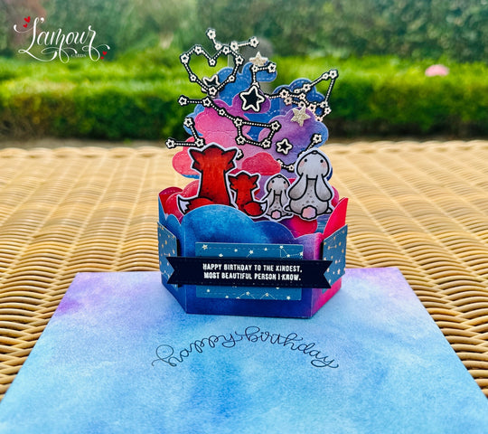 Birthday Pop Up Card - Starry Sky!