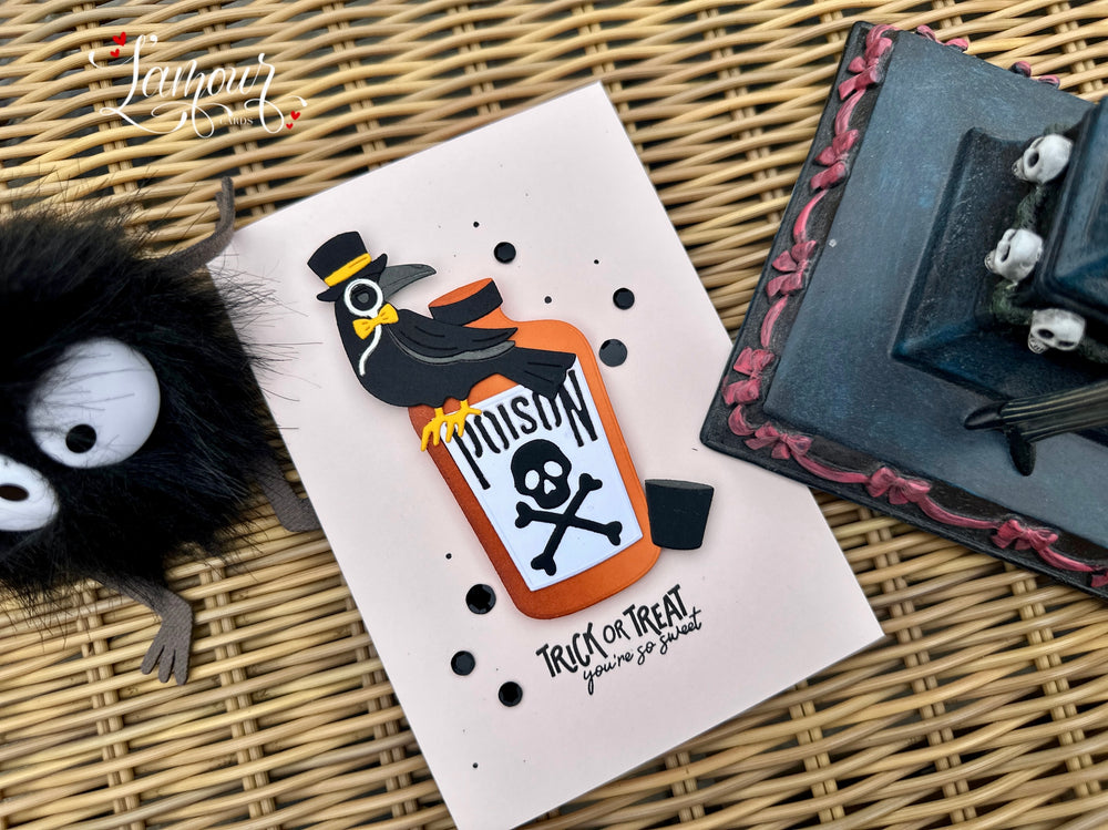 Halloween Handmade Card "Trick or Treat"