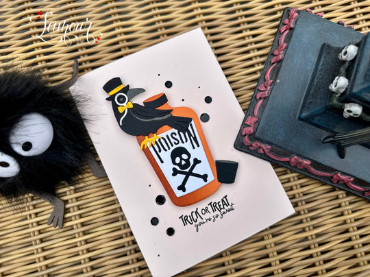 Halloween Handmade Card "Trick or Treat"