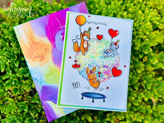 Birthday Shaker card !