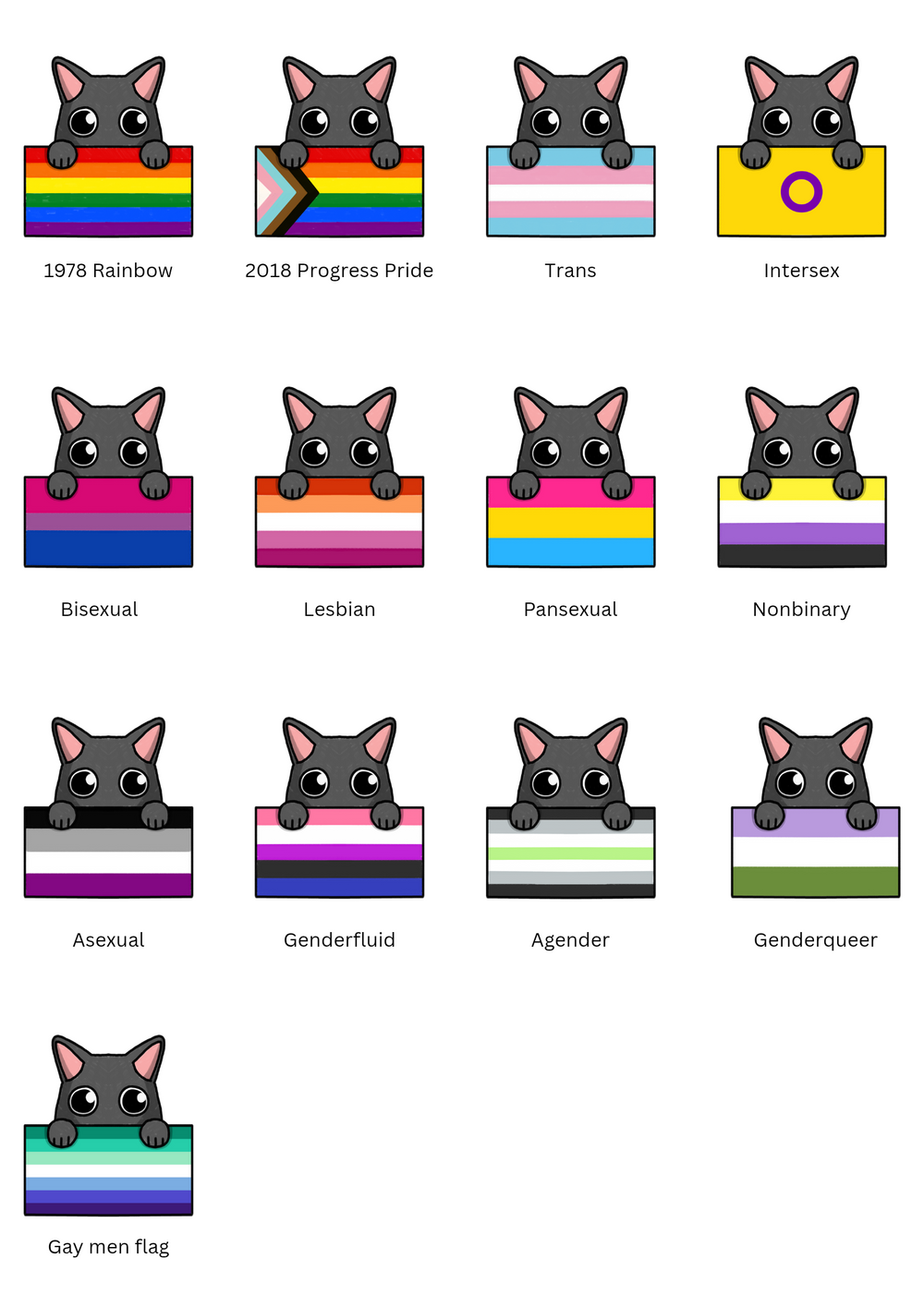 LGBTG+ Pride Flags